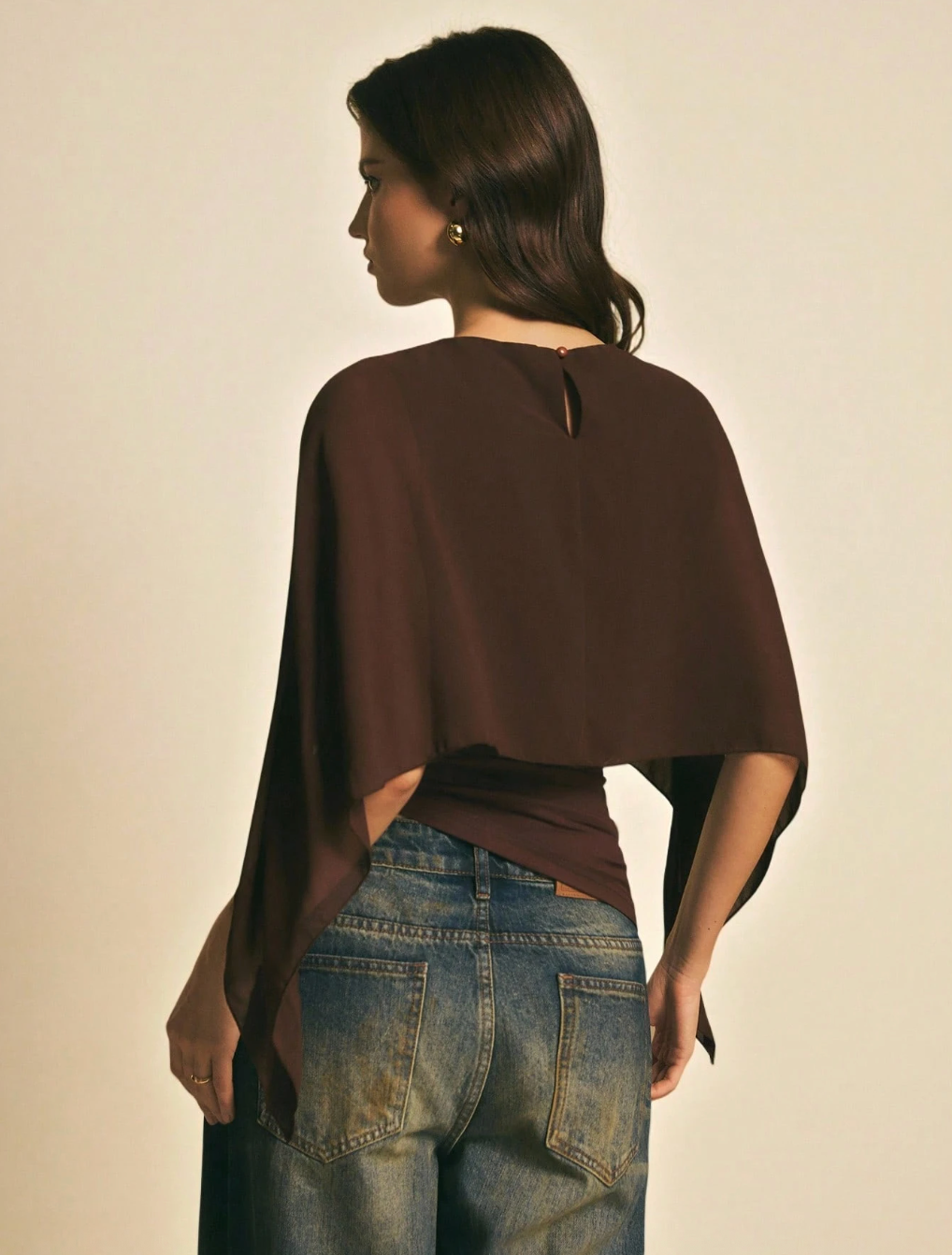Batwing Sleeve Blouse - Dramatic Silhouette. Unrivaled Comfort.